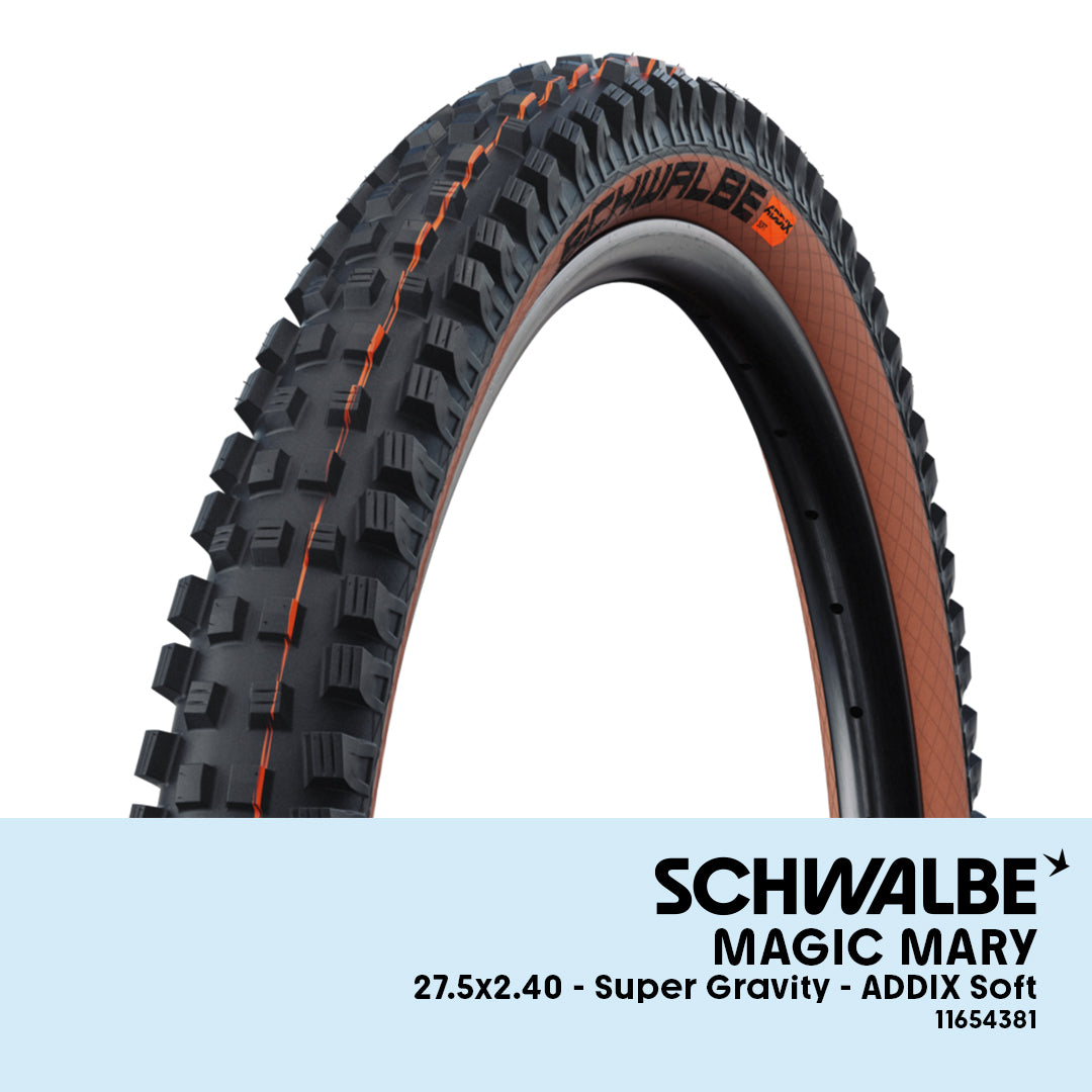 SCHWALBE Magic Mary - 27.5x2.40 Super Gravity Addix Soft TLE - 11654381