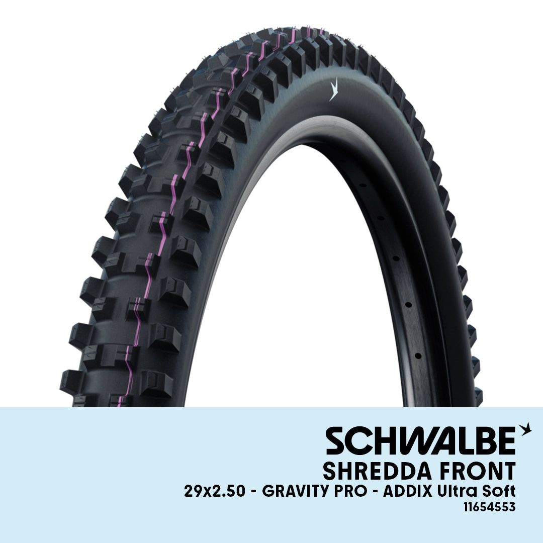 SCHWALBE Shredda Front - 29x2.50 Gravity Pro Ultra Soft TLR - 11654553