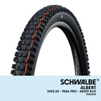 SCHWALBE Albert - 29x2.50 Trail Pro Soft TLR - 11654590