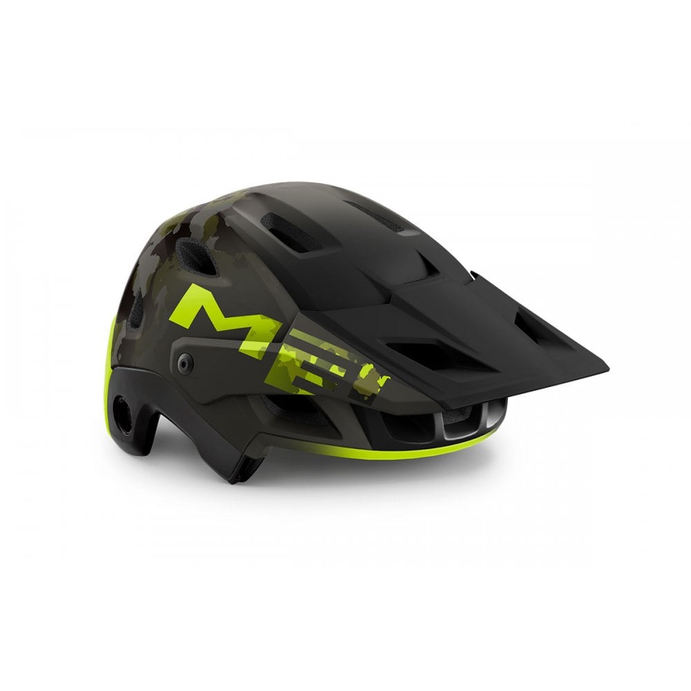 MET Parachute MCR MIPS - Camo Lime Green