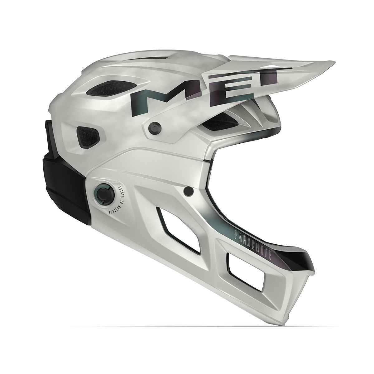 MET Parachute MCR Mips - White Iridescent